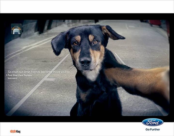 تبلیغات خلاقانه - آگهی تبلیغاتی برای دوربین عقب خودروی فورد 