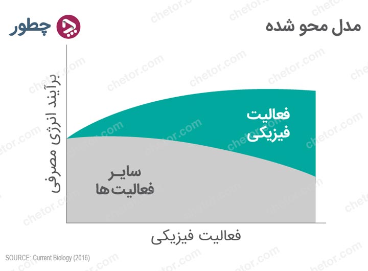 نمودار مدل محو شده