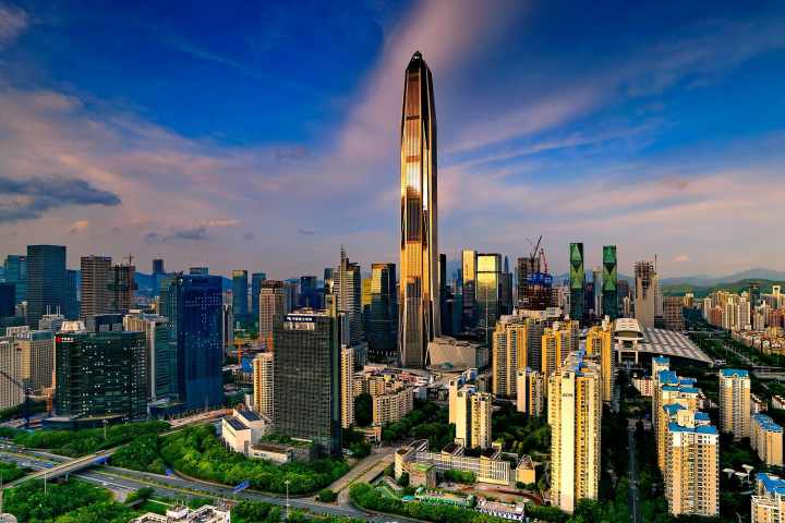 بلندترین برج های جهان - مرکز تجارت جهانی پینگ ان، چین