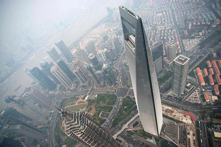بلندترین برج های جهان - مرکز مالی جهانی شانگهای، چین