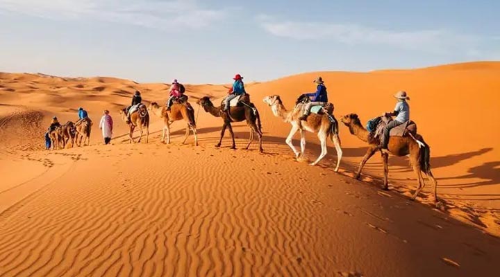 Great African Sahara in Morocco