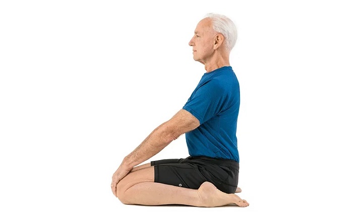 Virasana Movement or Hero Pose in Hatha Yoga