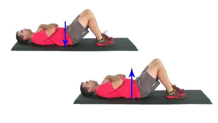 Exercise for sciatica pain - pelvic tilt movement