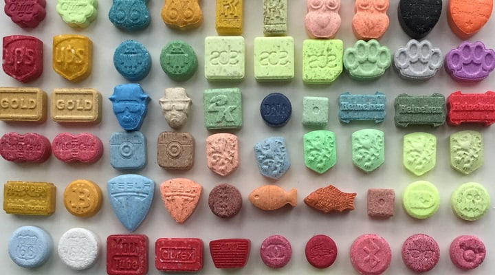 Types of ecstasy pills