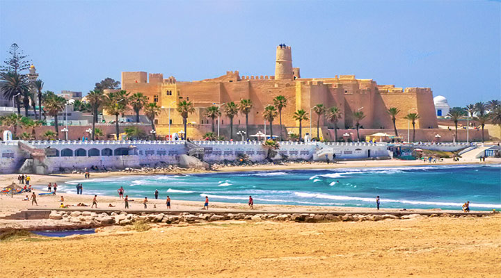 سواحل المنستیر در کشور تونس
